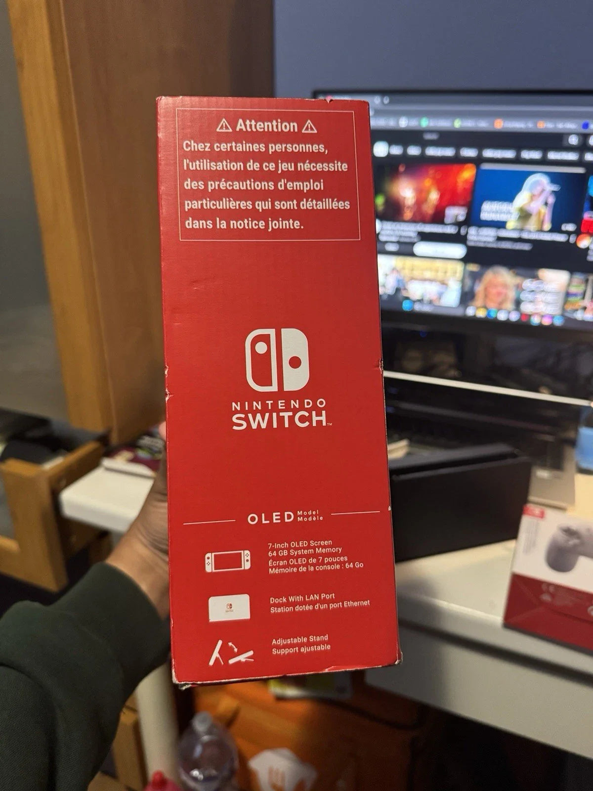 Nintendo Switch OLED + 256GB SD + 2 Controller
