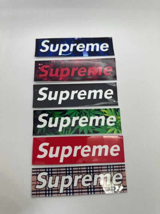 Supreme Stickers (6pcs) - Limited Edition Designs