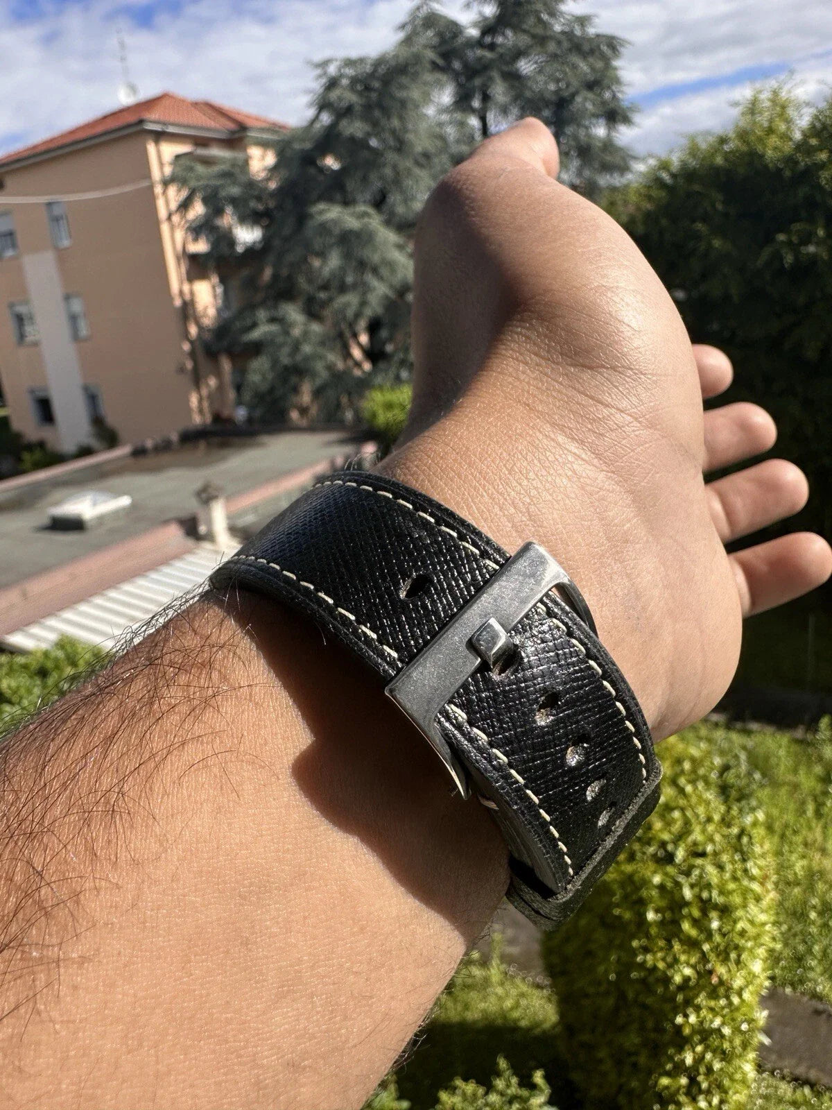 Apple Watch Strap - Vintage Pure Italian Leather iWatch Band Handmade