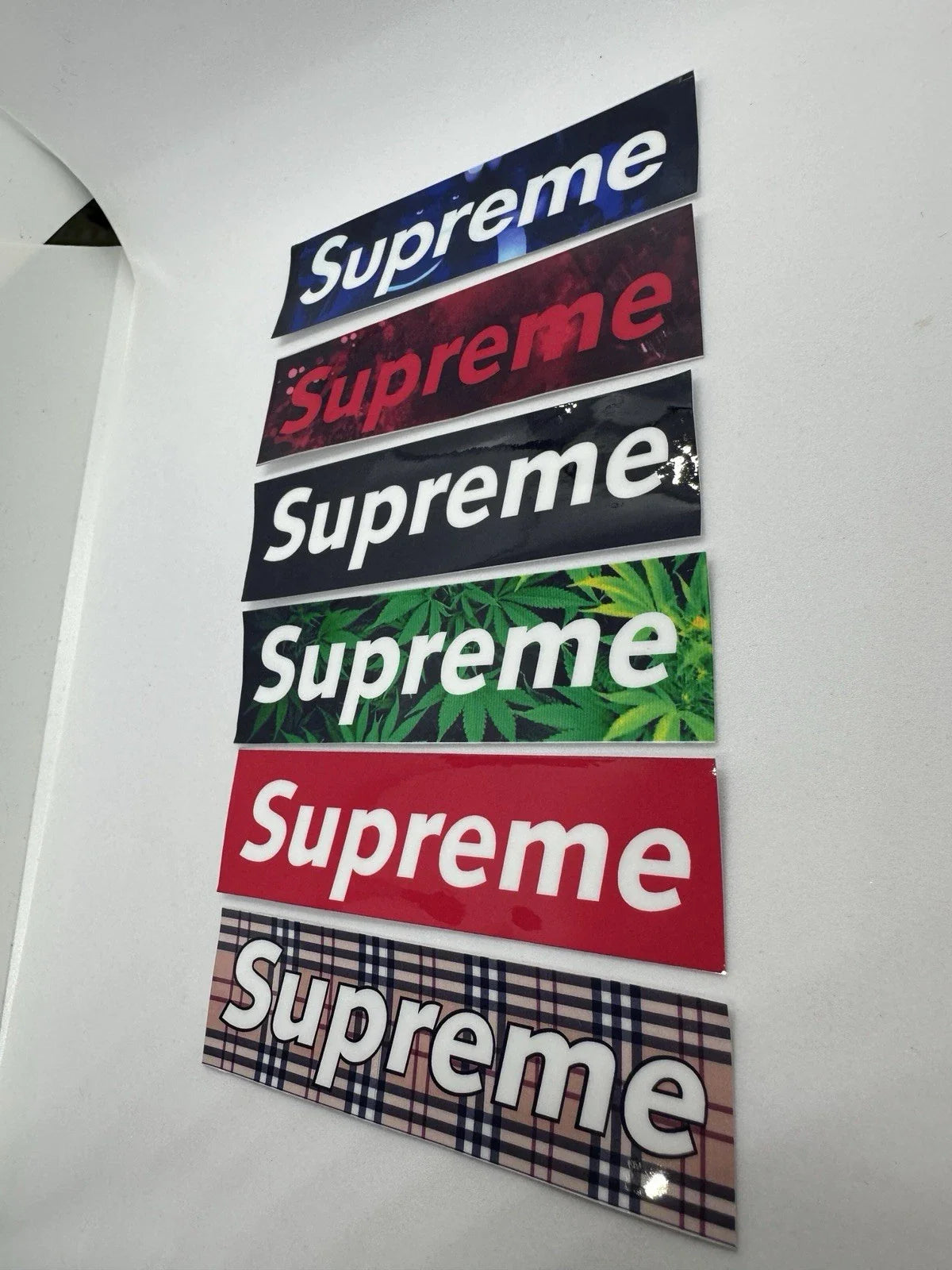 Supreme Stickers (6pcs) - Limited Edition Designs
